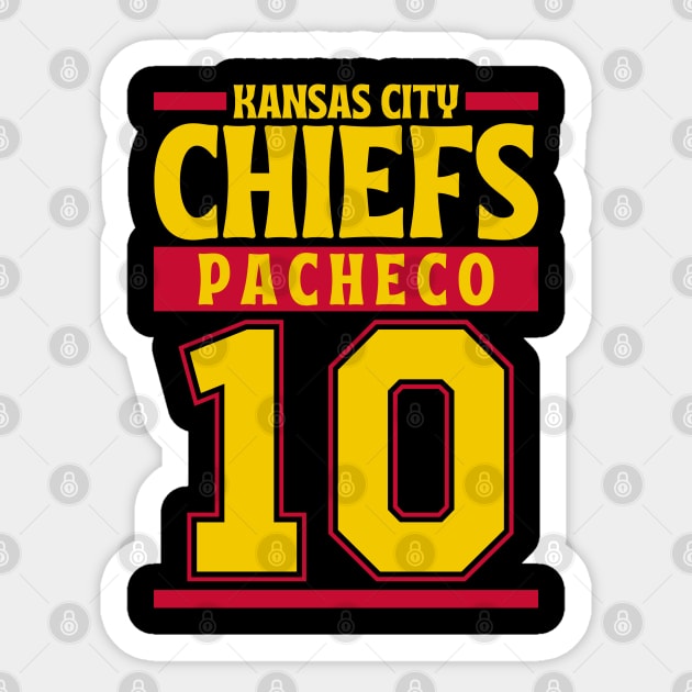 Kansas City Chiefs Pacheco 10 American Football Sticker by Astronaut.co